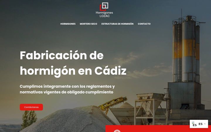 Screenshot of hormigoneslozac.com
