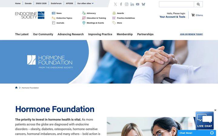 Screenshot of hormone.org