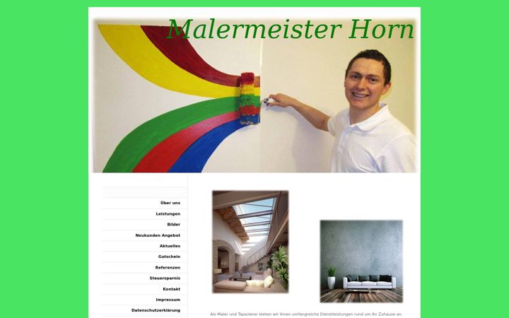 Screenshot of horn-malermeister.de