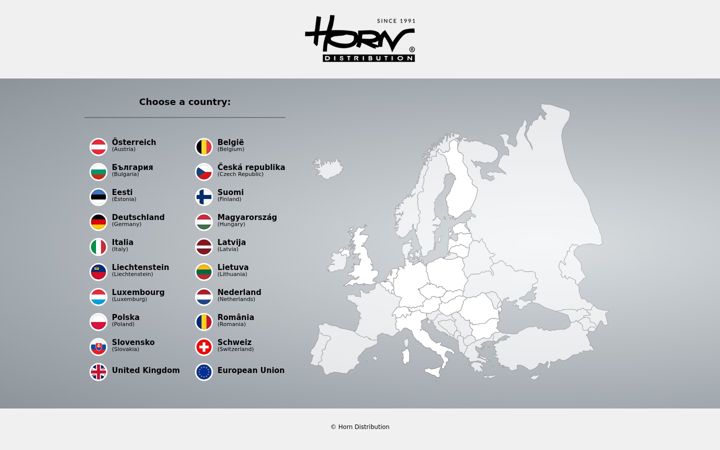 Screenshot of horn.eu
