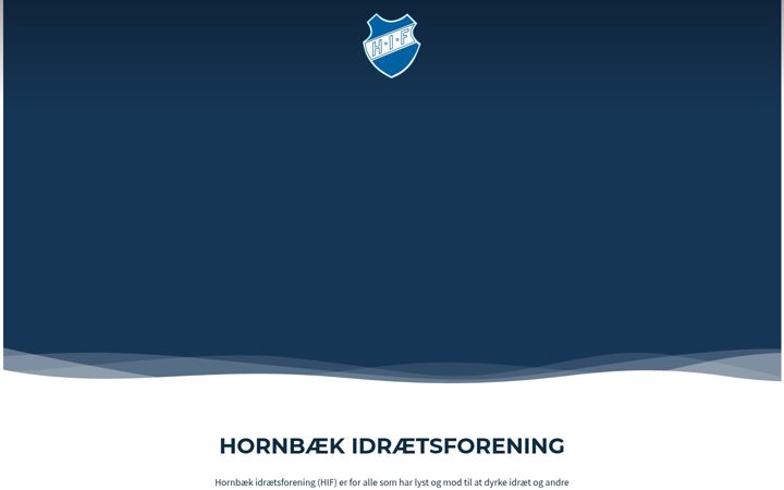 Screenshot of hornbaekif.dk