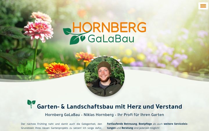 Screenshot of hornberg-galabau.de