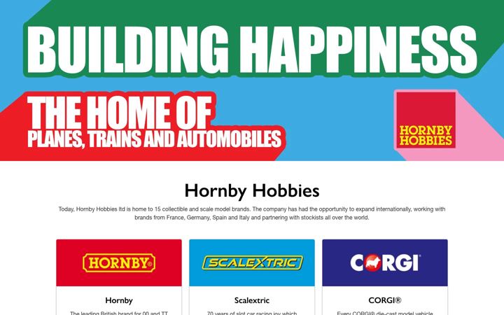 Screenshot of hornbyhobbies.co.uk