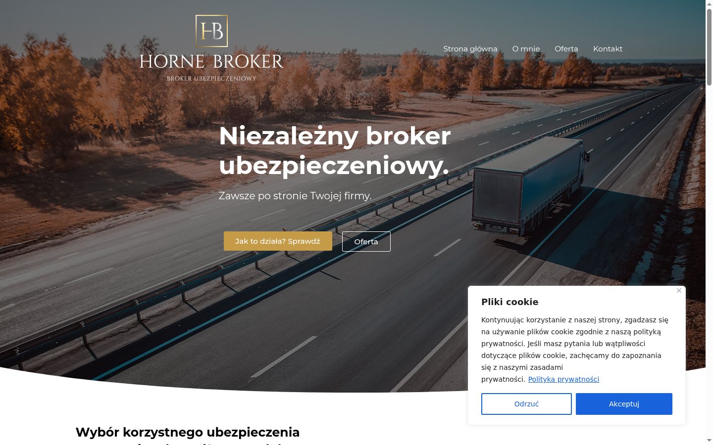 Képernyőkép a bármilyen interakció előtt megjelenő hozzájárulási bannerről