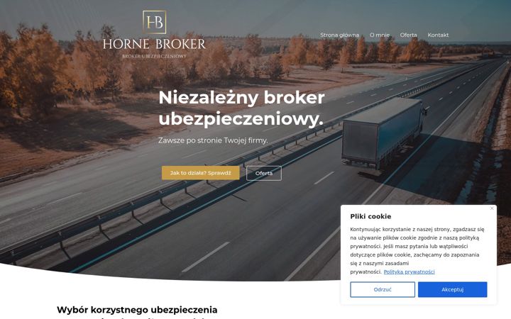 Screenshot of hornebroker.pl