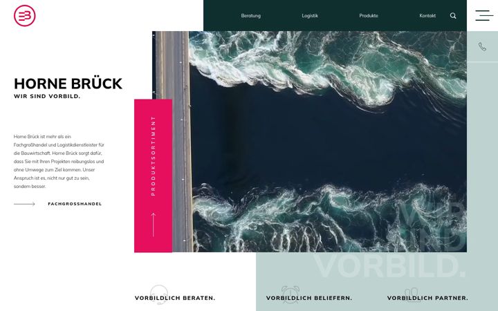 Screenshot of hornebrueck.com