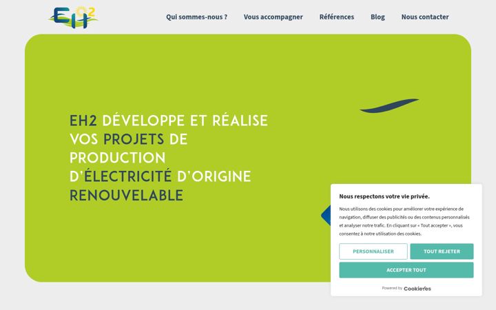 Screenshot of hornet-energies.fr