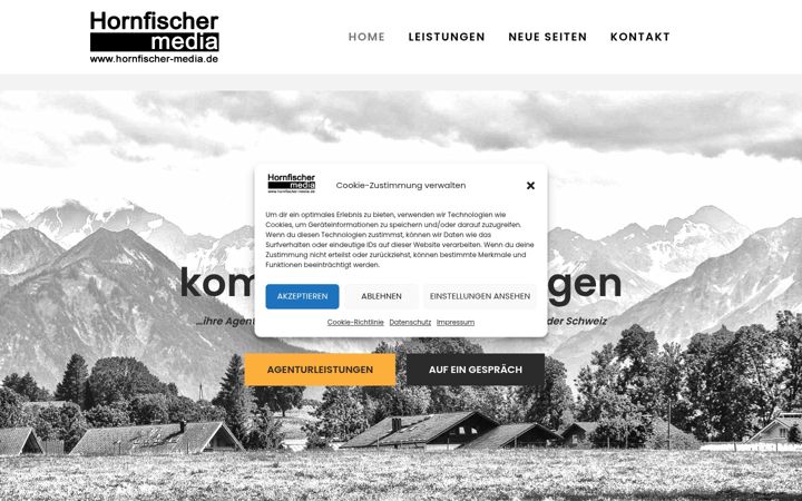 Screenshot of hornfischer-media.de