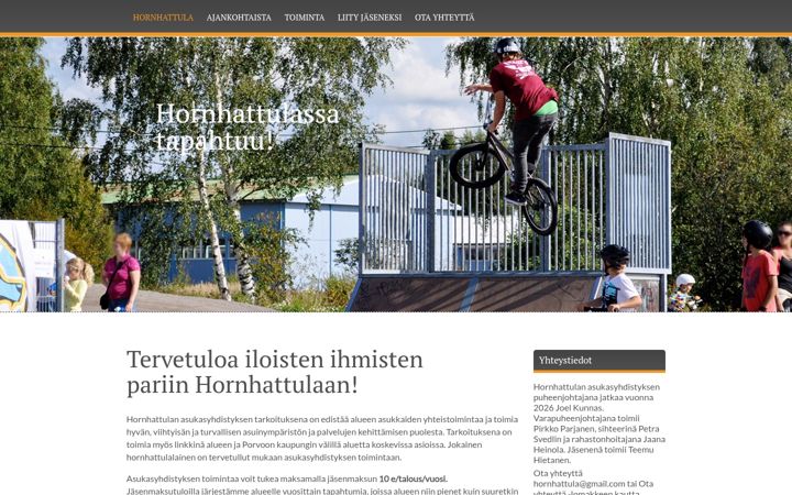 Screenshot of hornhattula.com