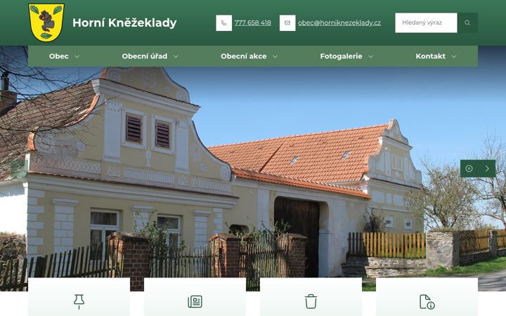Screenshot of horniknezeklady.cz