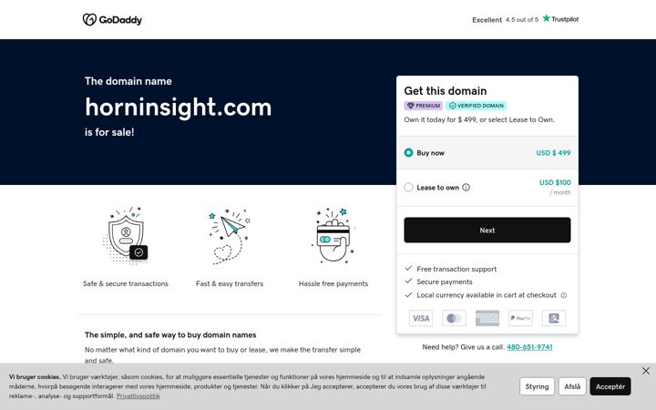 Screenshot of horninsight.com