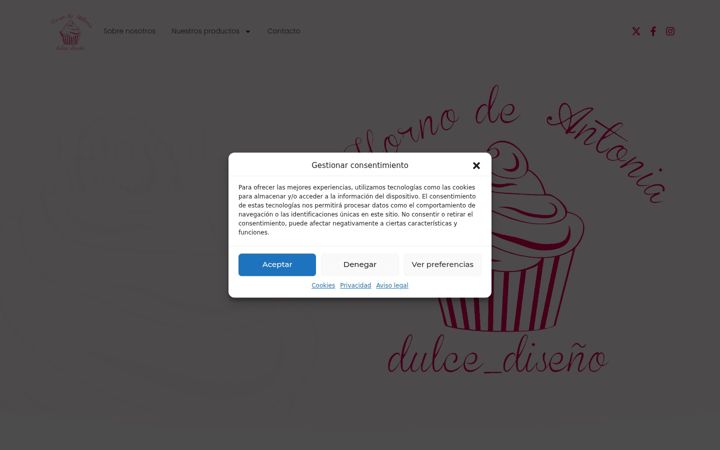Screenshot of hornodeantonia.com