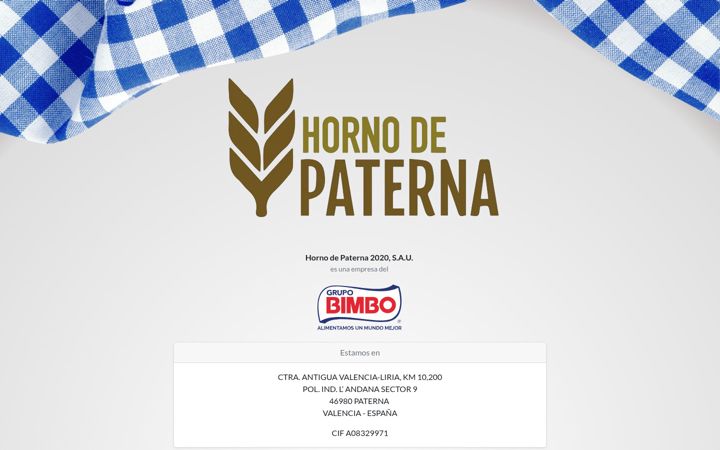 Screenshot of hornodepaterna.es