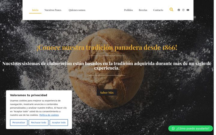 Screenshot of hornolaparra.com