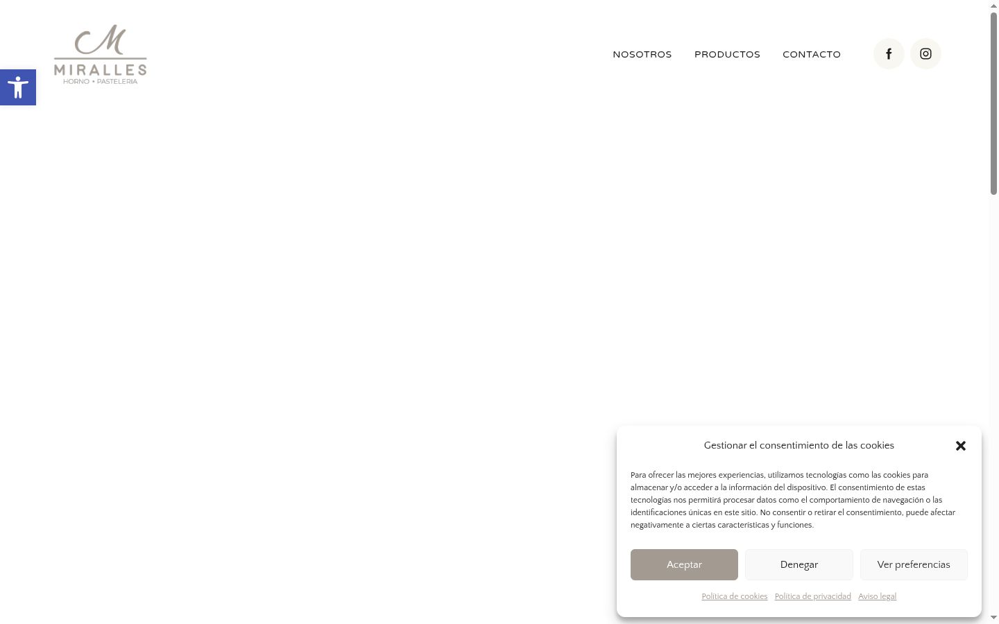 Screenshot van de toestemmingsbanner zoals getoond vóór enige interactie