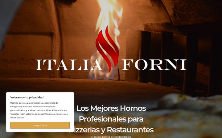 Screenshot of hornosrotatoriospizza.com