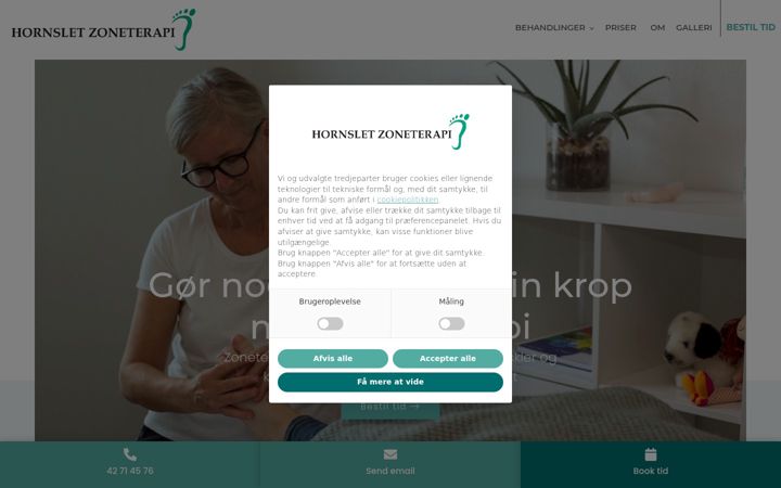 Screenshot of hornslet-zoneterapi.dk