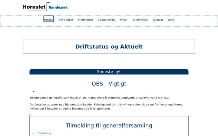 hornsletvand.dk