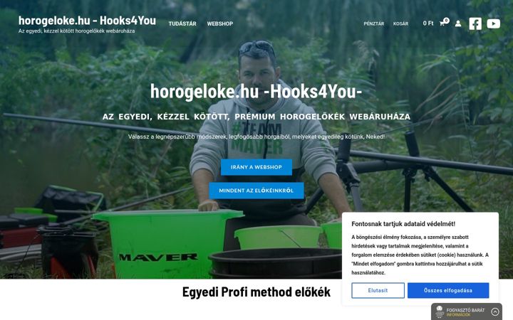 Screenshot of horogeloke.hu