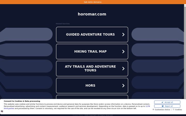 Screenshot of horomar.com