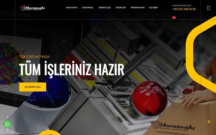 Screenshot of horozoglu.com.tr