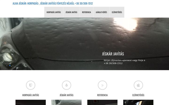 Screenshot of horpadas-javitas-szeged.hu