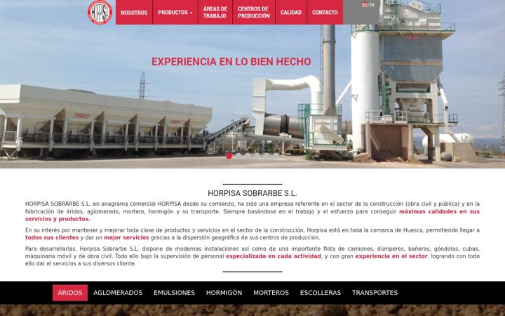 Screenshot of horpisasobrarbe.com