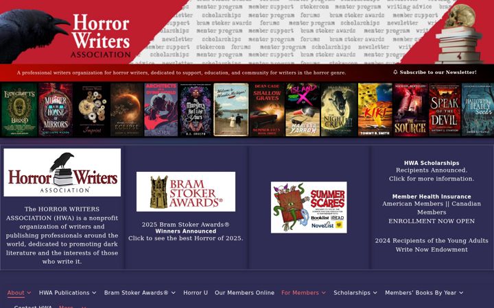 Ekrano kopija horror.org