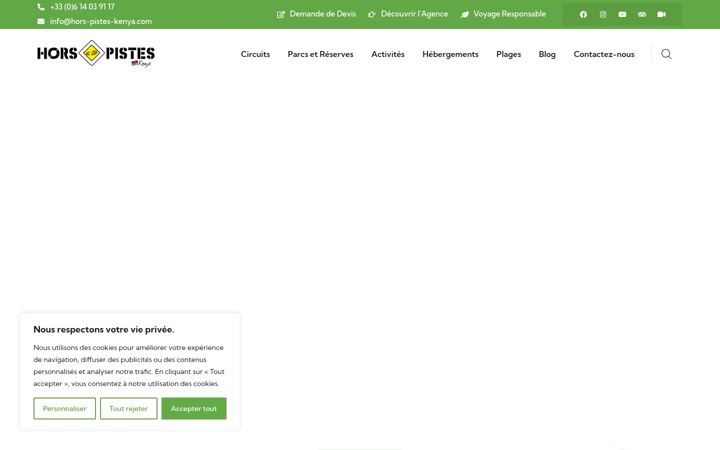 Screenshot of hors-pistes-kenya.com