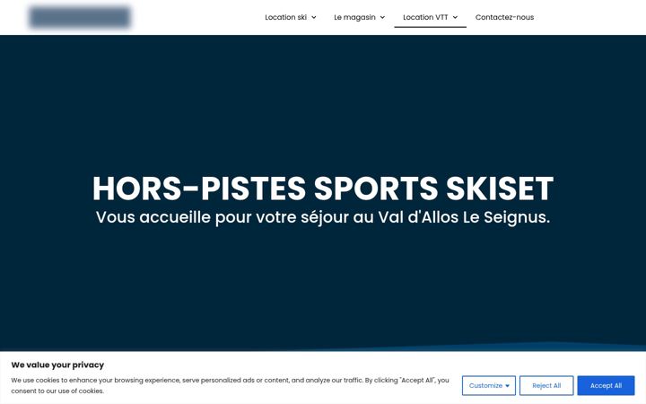 Screenshot of hors-pistes.net