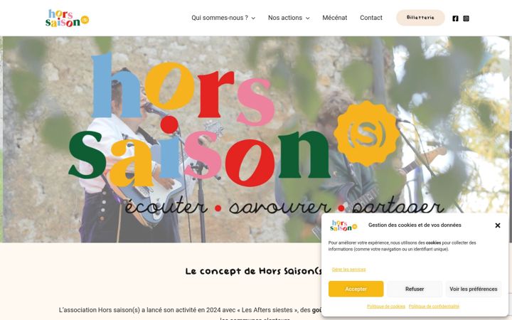 Screenshot of hors-saisons.fr