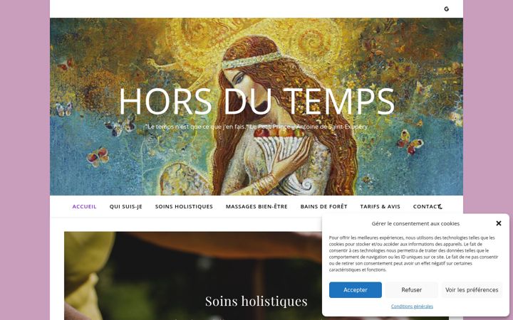Screenshot of horsdutemps.eu