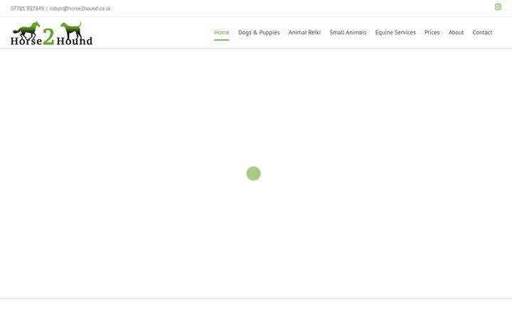 Screenshot of horse2hound.co.uk