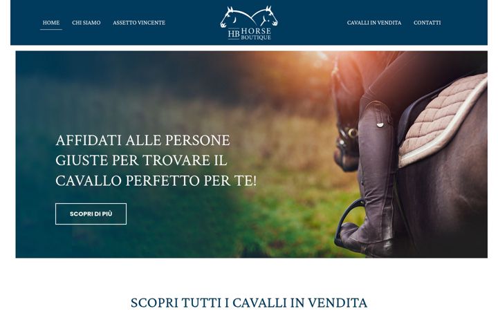 Screenshot of horseboutique.it