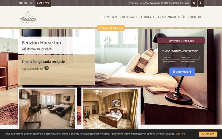 Screenshot of horseinn.sk
