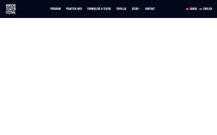 Screenshot of horsensteaterfestival.dk