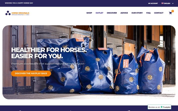 Screenshot of horseoriginals.com
