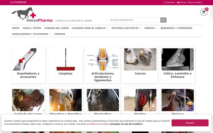 Screenshot of horsepharma.es