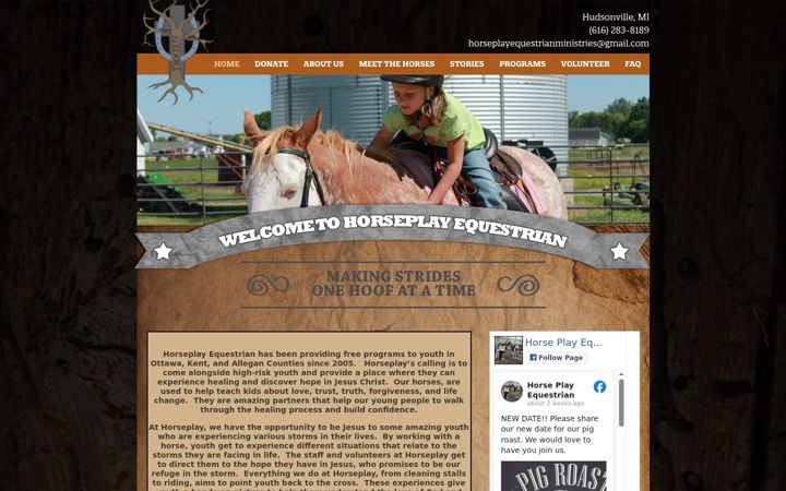 Screenshot of horseplayequus.com