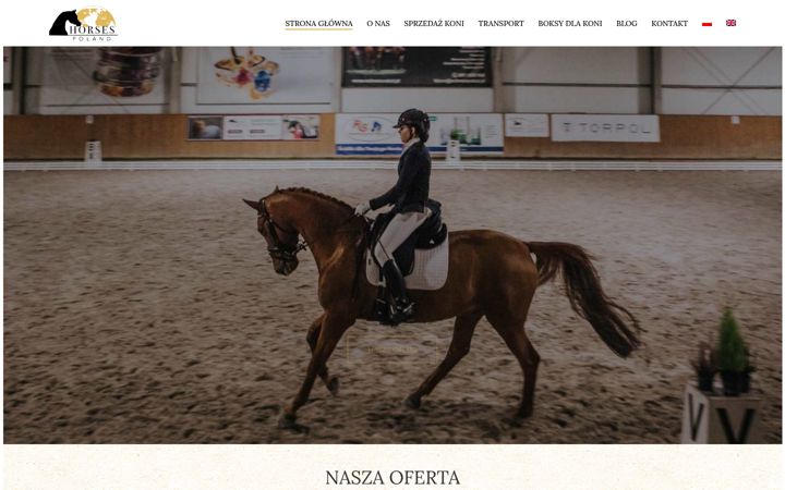 Screenshot of horses-poland.pl