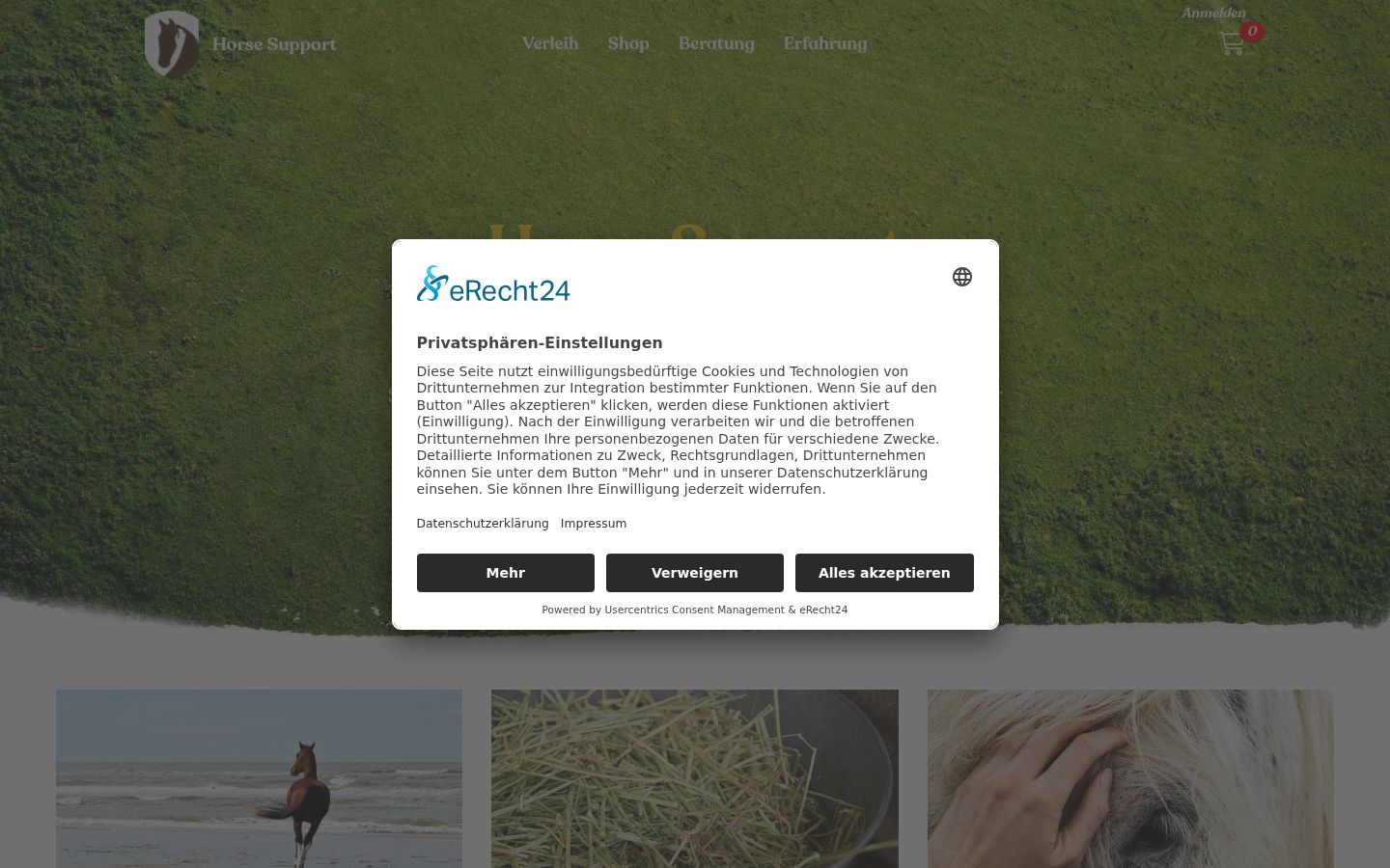 Screenshot tal-banner tal-kunsens muri qabel kwalunkwe interazzjoni