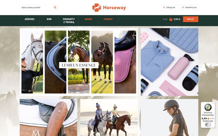Screenshot of horseway.pl