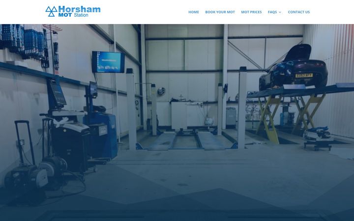 Screenshot of horshammotstation.co.uk