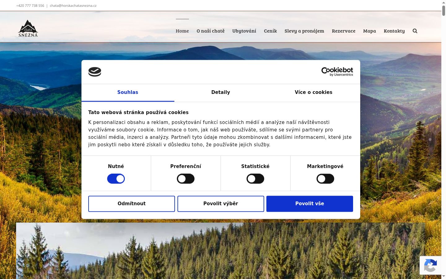 Zrzut ekranu banera zgody wyświetlanego przed jakąkolwiek interakcją