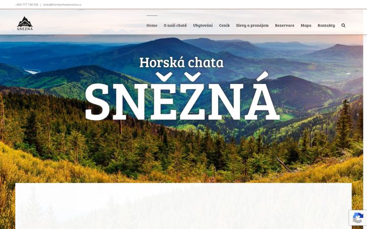Screenshot of horskachatasnezna.cz