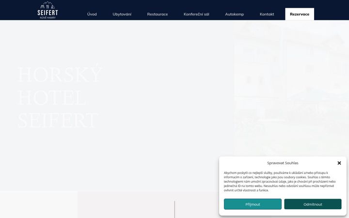 Screenshot of horskyhotelseifert.cz