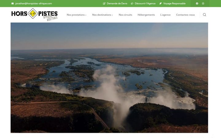 Screenshot of horspistes-afrique-australe.com