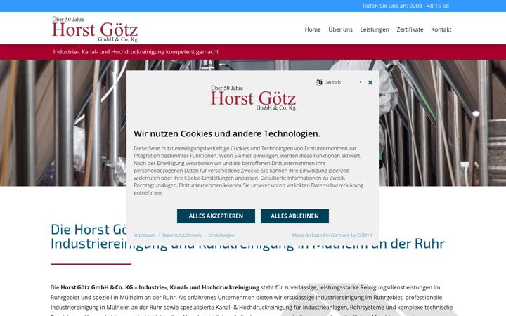 Screenshot of horst-goetz.de