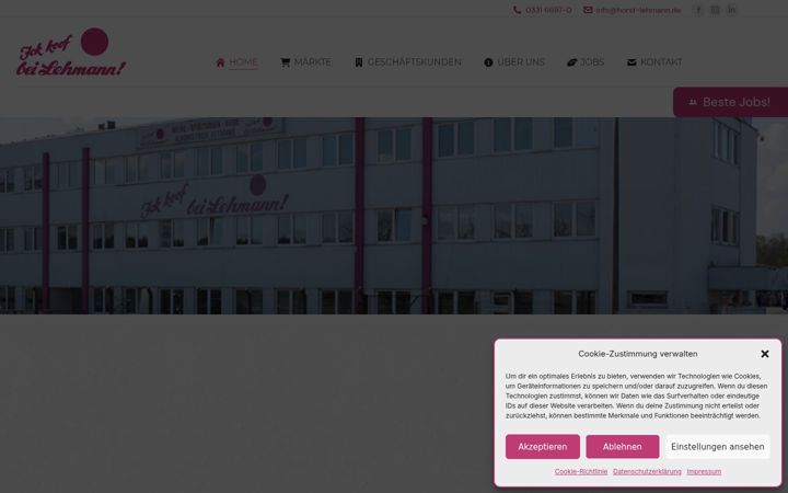 Screenshot of horst-lehmann.de