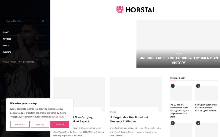 Screenshot of horstai.org